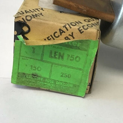 ECONOMY LEN 150 FUSE 250V ECO-LIMITER CLASS K5 TIME DELAY DUAL ELEMENT1