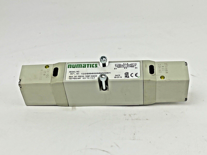 NUMATICS - 122BB600M000061 - PNEUMATIC DOUBLE SOLENOID PILOT VALVE - 2012 SERIES2