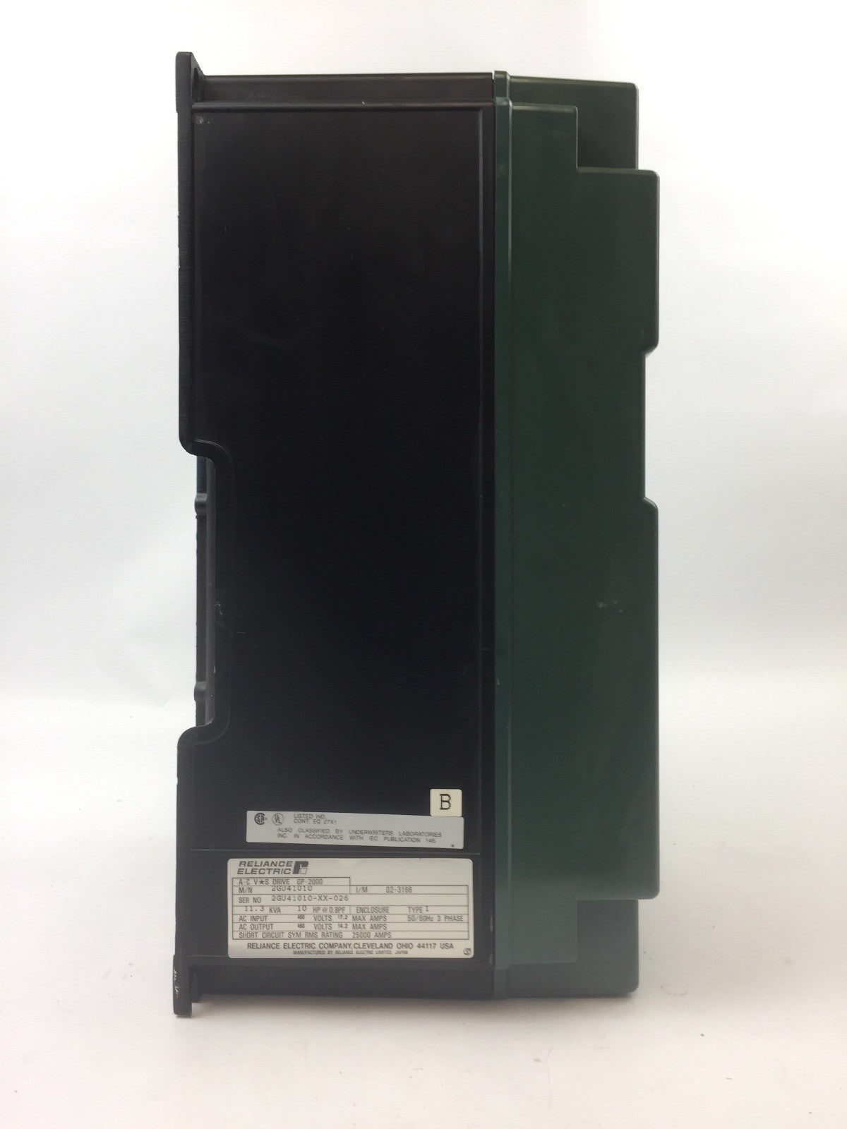 RELIANCE ELECTRIC 2GU41010 A-C VS DRIVE GP-2000 460 VAC 11.3KVA 3 PHASE2