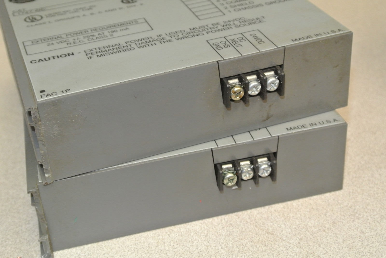 ALLEN-BRADLEY 1747-AIC / SLC500 / DH-485 LINK COUPLER - LOT of 22