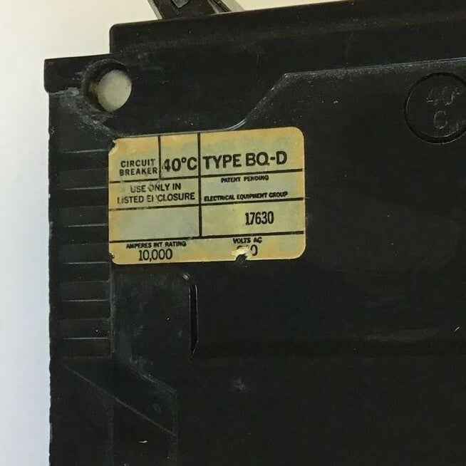 ITE BQD3040 CIRCUIT BREAKER 40AMP 3POLE 240VAC3