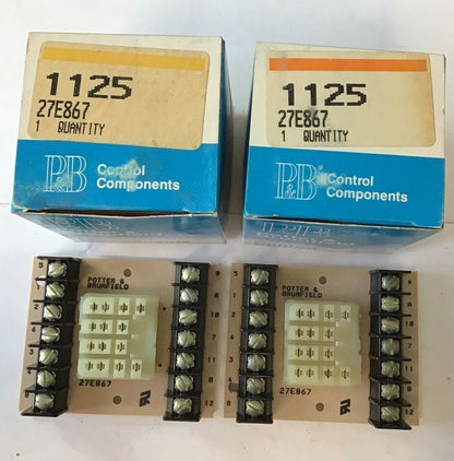 POTTER & BRUMFIELD 27E867 RELAY SOCKET***LOTOF2*** 0