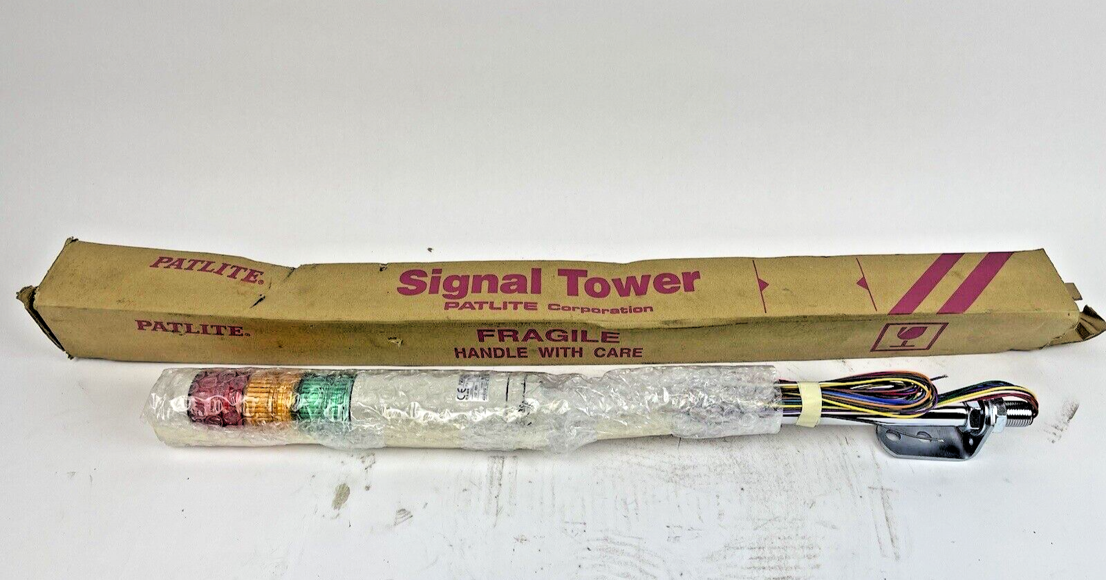 PATLITE - LCE-02FB - RYG BEACON SIGNAL TOWER - 0.2A, 24V AC/DC - POLE MOUNT0