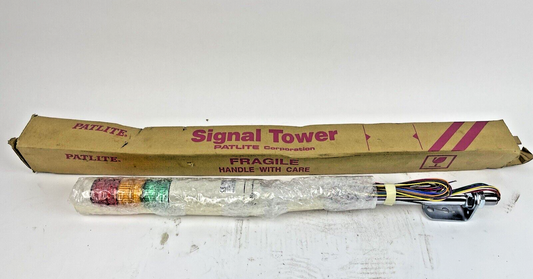 PATLITE - LCE-02FB - RYG BEACON SIGNAL TOWER - 0.2A, 24V AC/DC - POLE MOUNT0