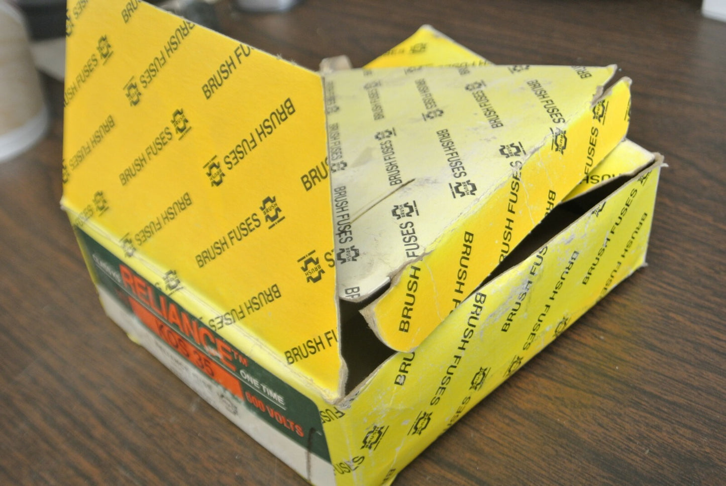 RELIANCE / BRUSH KOS35 CLASS K5 ONE-TIME FUSE / 35A / 600V / NEW SURPLUS4