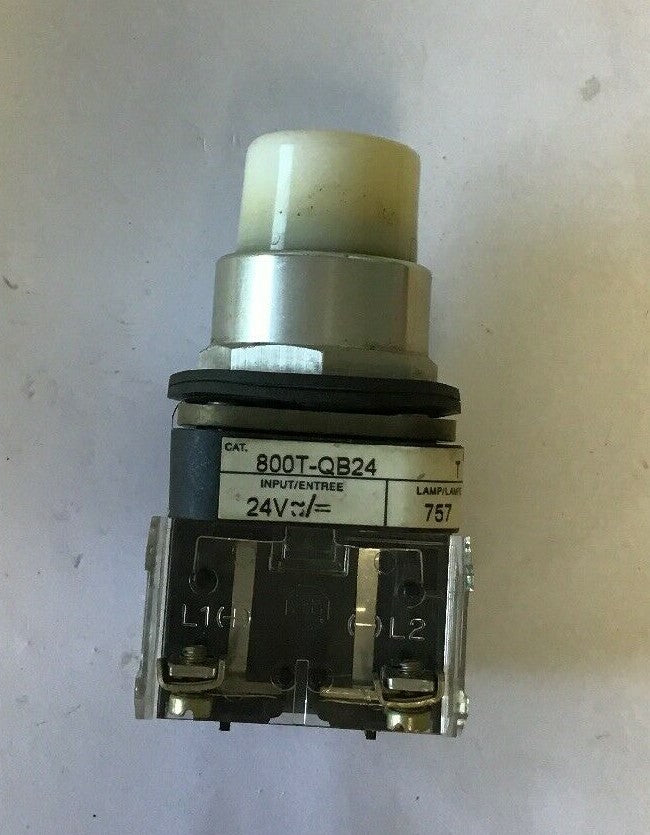 ALLEN BRADLEY 800T-QB24 24VWHITE PUSH BUTTON SER.T**(LOTOF3)**1