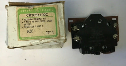GENERAL ELECTRIC CR305X100C AUXILIARY CONTACT KIT 0