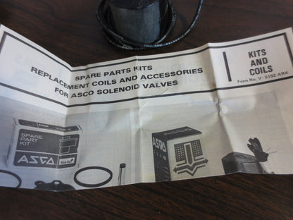 ASCO 27-462-1-D SOLENOID VALVE COIL - 110/50, 120/60 - NEW SURPLUS4