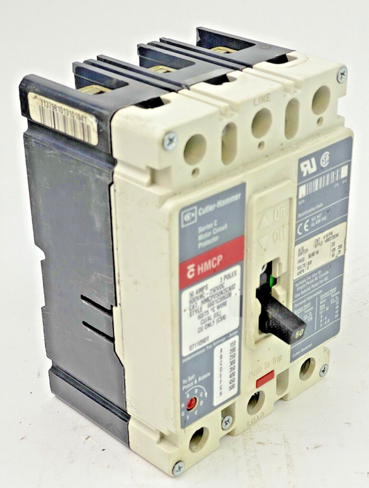 WESTINGHOUSE / EATON -HMCP050K2CA02- MOTOR CIRCUIT PROTECTOR - 50A/3POLE/600VAC0