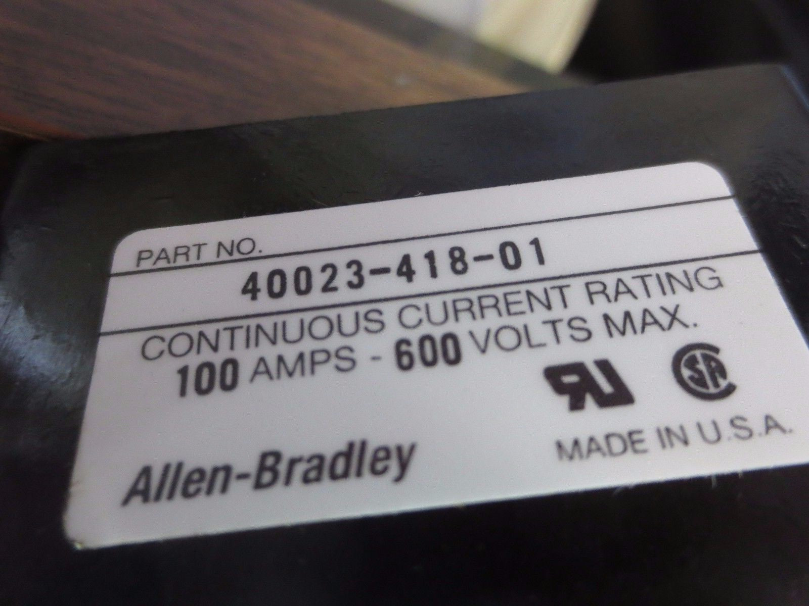 ALLEN-BRADLEY 1491-R333 FUSE BLOCK 61-100A 250-600V, 3P - CLASS R - NEW SURPLUS 3