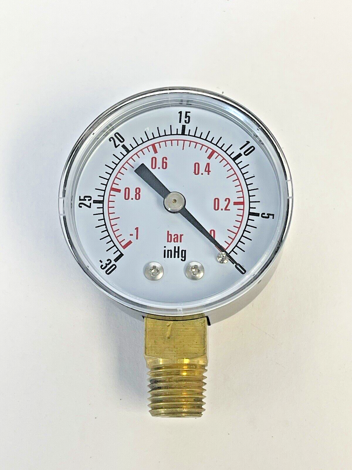 DYNAMIC FLUID COMPONENTS - CDS-5V-000A*30" - PRESSURE GAUGE - 2" DIA,  0-30 PSI2
