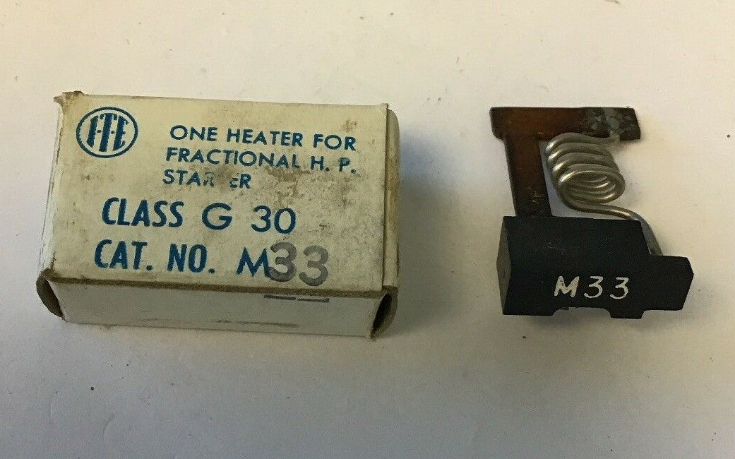 ITE M33 HEATER CLASS G30***LOTOF8***0