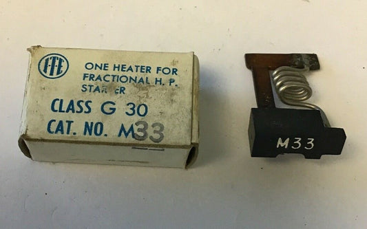 ITE M33 HEATER CLASS G30***LOTOF8***0