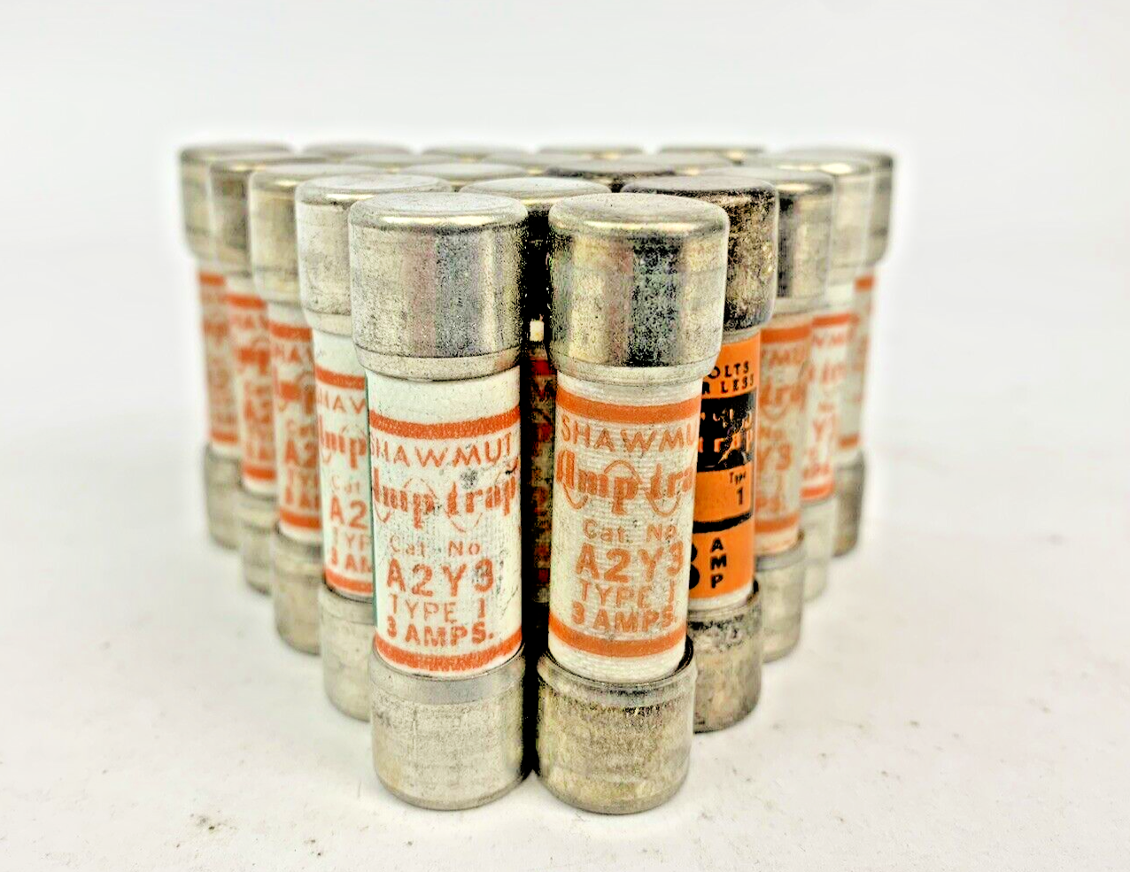 Gould Shawmut Amp-trap A2Y3 3A 250V Fuse "Lot of 20"0