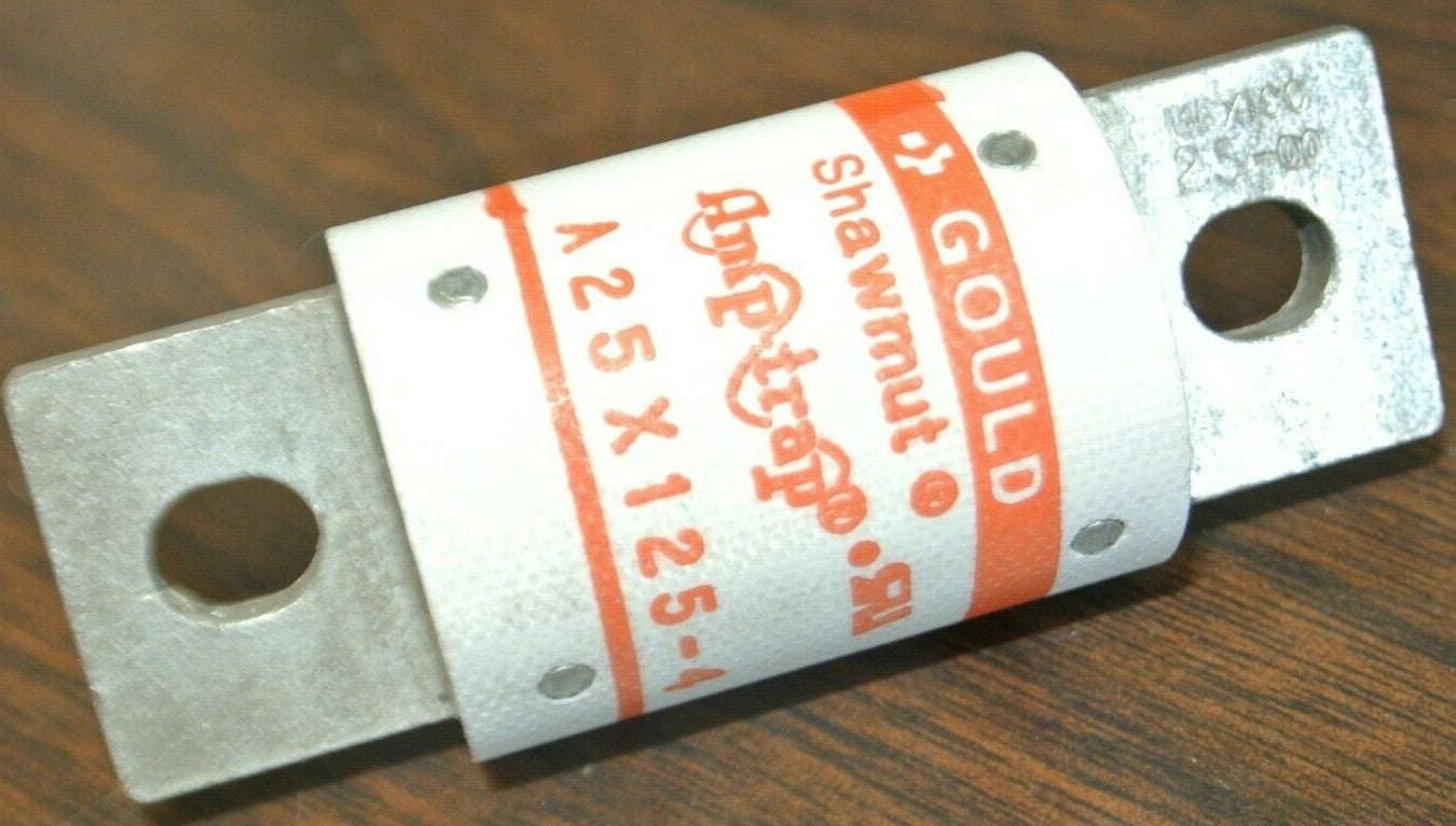 FERRAZ / GOULD SHAWMUT A25X125-4 / RECTIFIER FUSE / 125A / 250VAC / NEW SURPLUS0