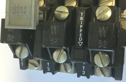 ALLEN BRADLEY 509-BOD STARTER SIZE 1 SER.B W/CB236 COIL W32 HEATER3