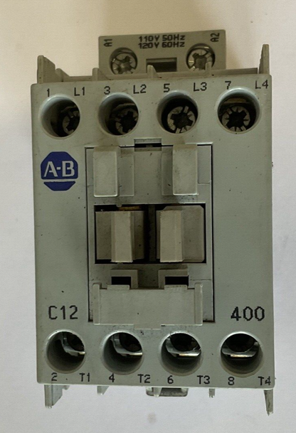 ALLEN BRADLEY 100-C12*400 CONTACTOR SER.A 600VAC 25A0