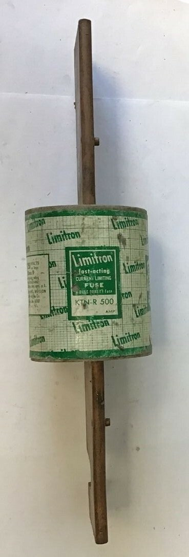 LIMITRON KTN-R 500 FAST ACTING FUSE 500AMP 250V CLASS R0