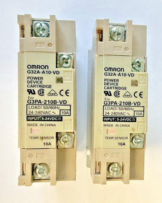 OMRON G3PA-210B-VD POWER DEVICE CARTRIDGE 240VAC 50/60HZ 10A ***LOTOF2***0