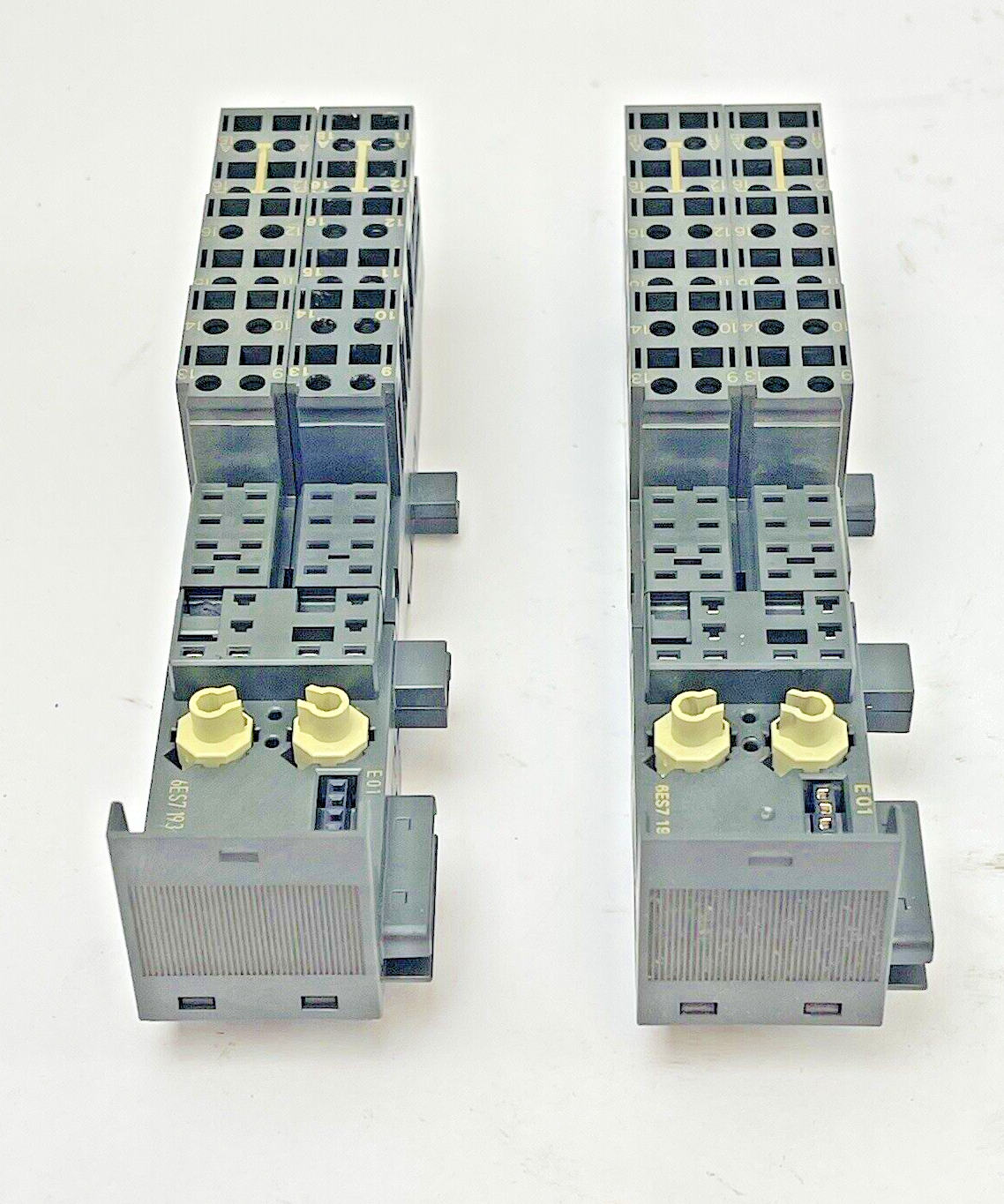 SIEMENS *LOT OF 2* 6ES7 193-4CF50-0AA0 SIMATIC S7 TM-E30C46-A1 TERMINAL MODULES5