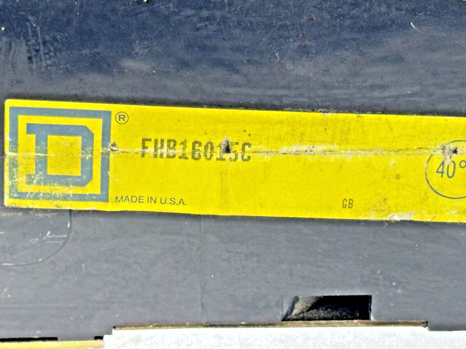 SQUARE D - FHB16015C - I-LINE MOLDED CASE CIRCUIT BREAKER - 1 POLE/ 15 A/ 277VAC6