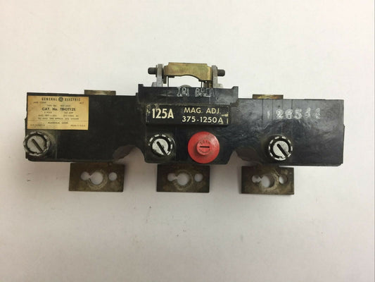 GE TB43T125 TRIP UNIT 125AMP 3POLE MAG TRIP ADJ 375-1250A0