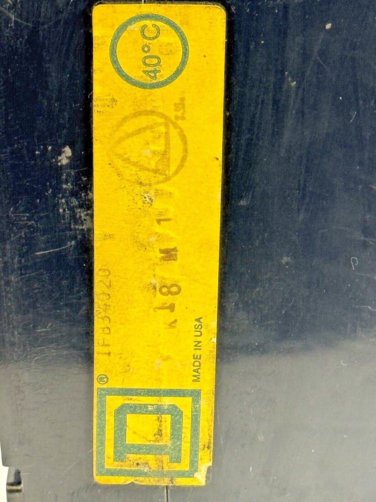 SQUARE D - IFB34020 - I-LINE MOLDED CASE CIRCUIT BREAKER - 20 AMP/3 POLE/480 VAC5