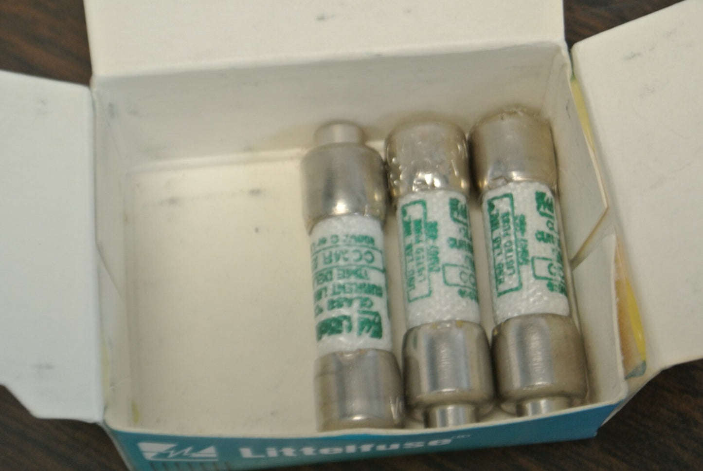 LOT of 3 / LITTELFUSE CCMR25 CLASS CC FUSE 25A / 600V / NEW SURPLUS / CCMR-250