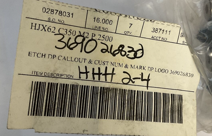 DAYTON HJX62 C350 M2 P.2500 PUNCH ****LOTOF7**** 3690268301