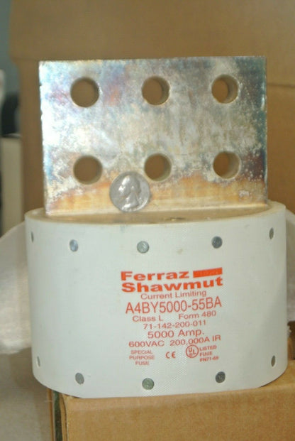 FERRAZ-SHAWMUT A4BY5000-55BA FUSE / 5000A / 600V / NEW SURPLUS2