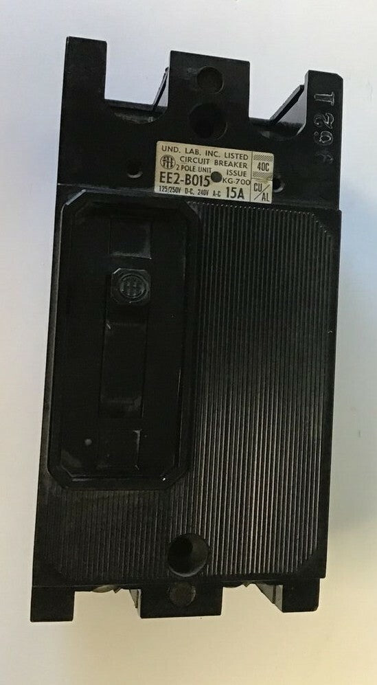 ITE EE2-B015 CIRCUIT BREAKER 125/250VDC 240VAC 15A 2POLE 0