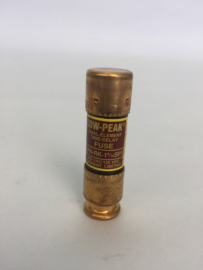 LOW-PEAK LPN-RK-1-6/10SP DUAL ELEMENT TIME-DELAY FUSE 1-6/10A 250VAC (BOX OF 10)2