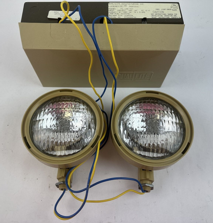 DUAL-LITE ML-2E-NY EMERGENCY LIGHT UNIT OUTPUT 6VDC INPUT 120/277VAC LUMENETTE0