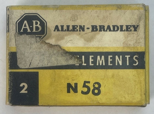 ALLEN BRADLEY N58 HEATER ELEMENT (BOX OF 2)0