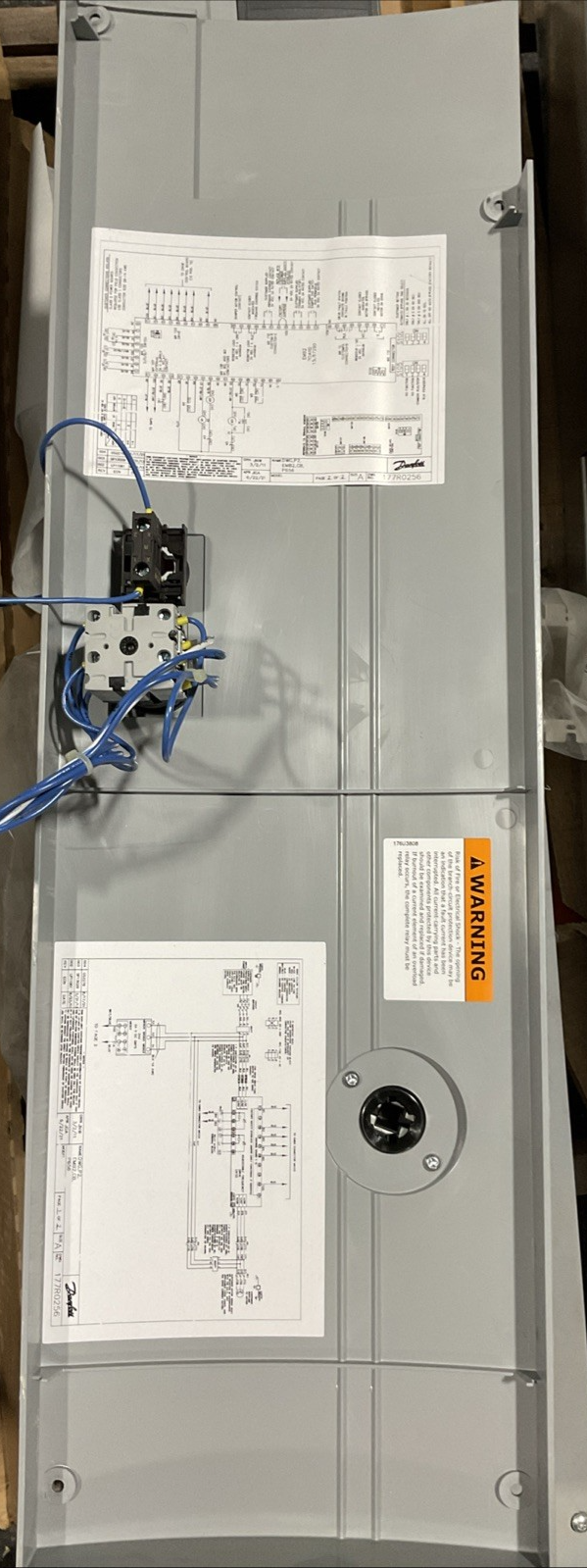 DANFOSS 177U9584 MOTOR AC DRIVE OUPUT 0-460VAC 3PH 0-60HZ 34A 25HP INPUT 480VAC7