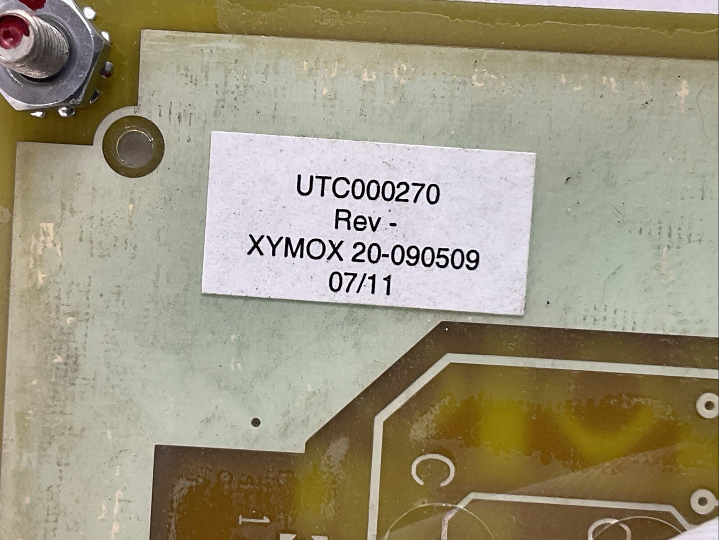 YASKAWA UTC000270 XYMOX 20-090509 E7 DRIVE BYPASS BOARD1