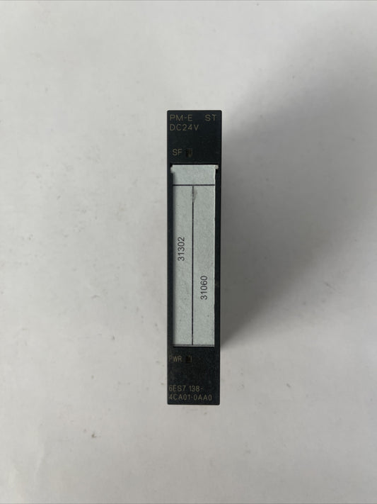 SIEMENS 1P 6ES7 138-4CA01-0AA0 POWER MODULE 24VDC0
