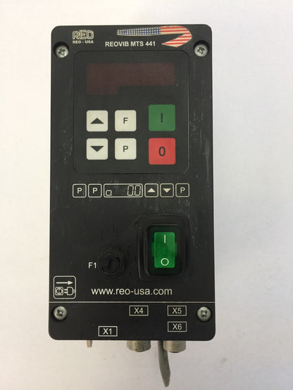 REO REOVIB MTS 441 VARIABLE FREQUENCY CONTROL 110/240V 50/60HZ OUT 0-100/210V 6A0