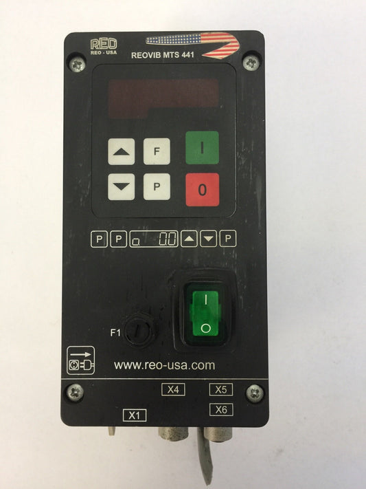 REO REOVIB MTS 441 VARIABLE FREQUENCY CONTROL 110/240V 50/60HZ OUT 0-100/210V 6A0