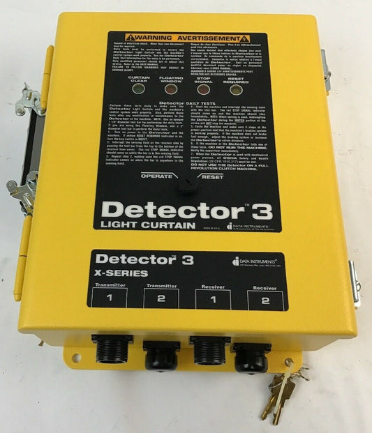 DATA INSTUMENTS/HONEYWELL 3LC-BXWQDH DETECTOR 3 LIGHT CURTAIN CONTROLLER 0
