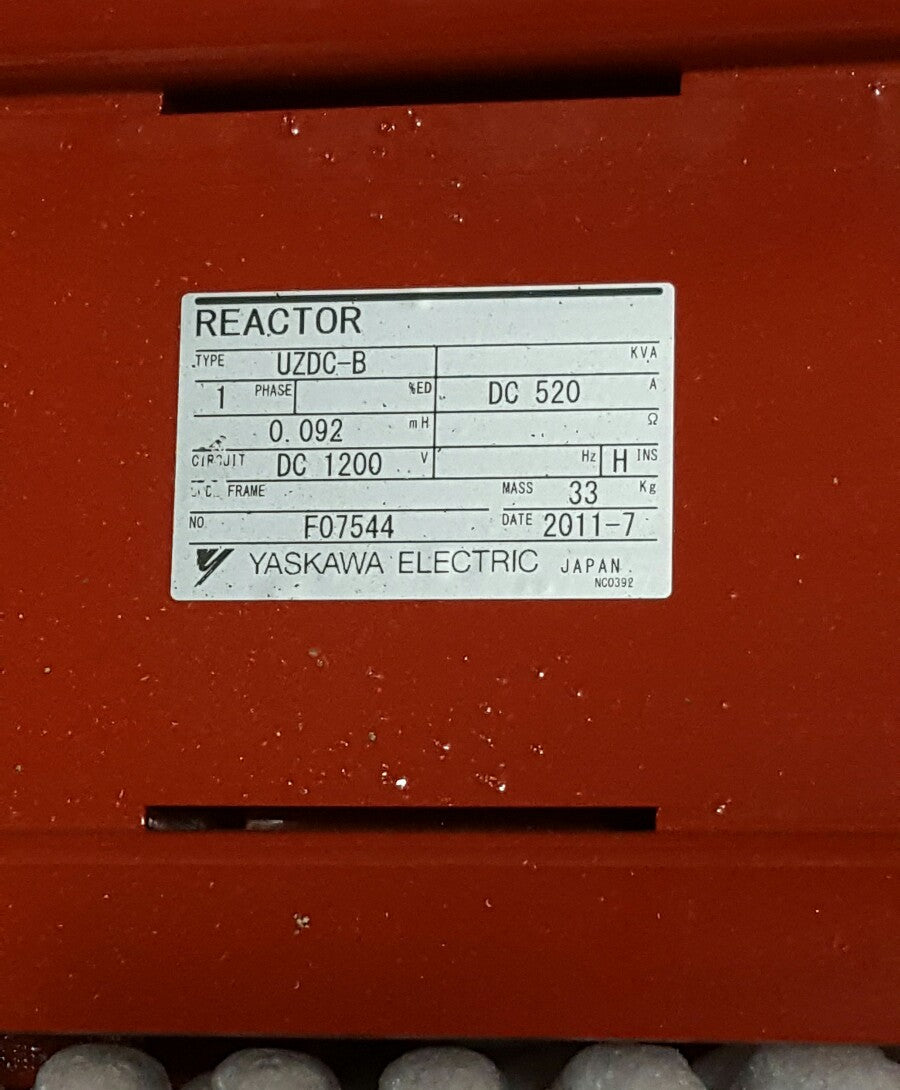 YASKAWA UZDC-B REACTOR 1PH  520A DC1200V1