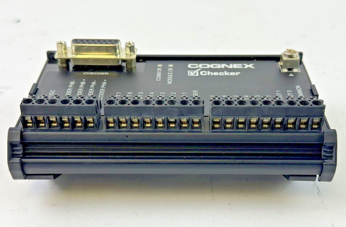 COGNEX - CKR-200-10B0X REV. C - CHECKER MODULE - 900-9012-1R - INPUT 22-26 V4
