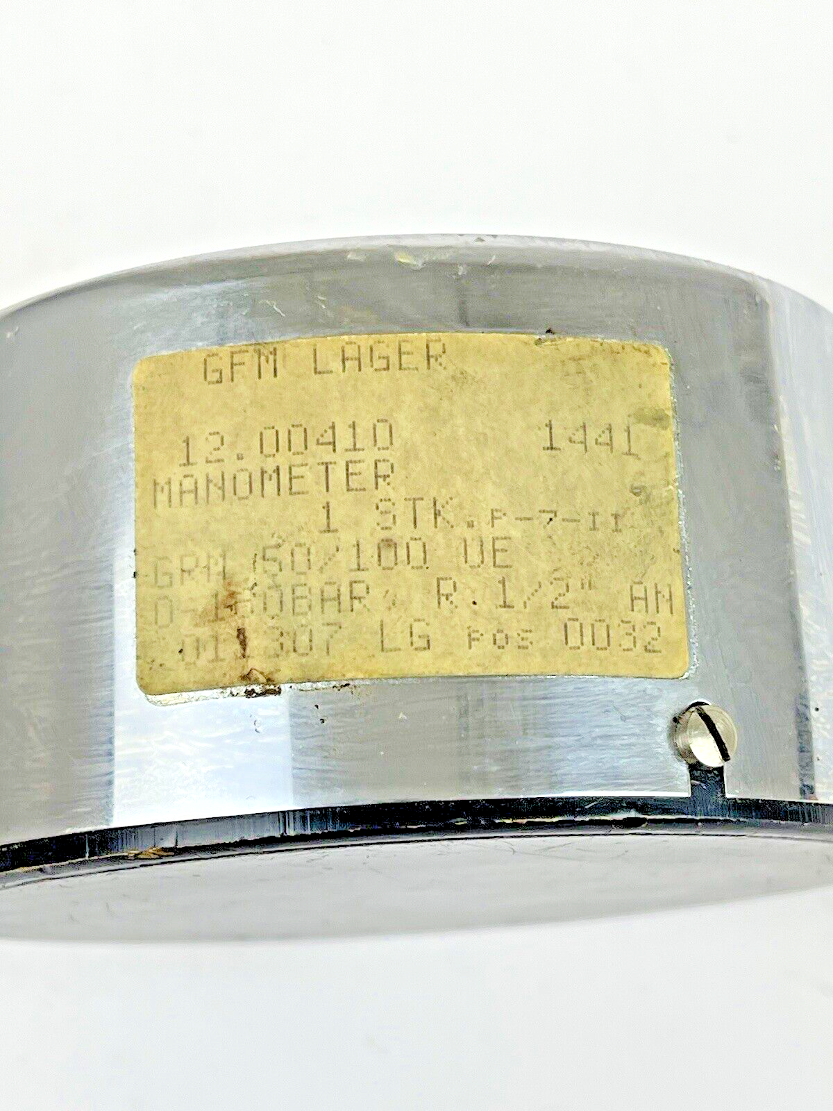 SOZIUS - GRM-150/10 - LIQUID GAUGE - 4" DIAMETER, 3/4" NPT BOTT CONN, 0-2300 PSI5