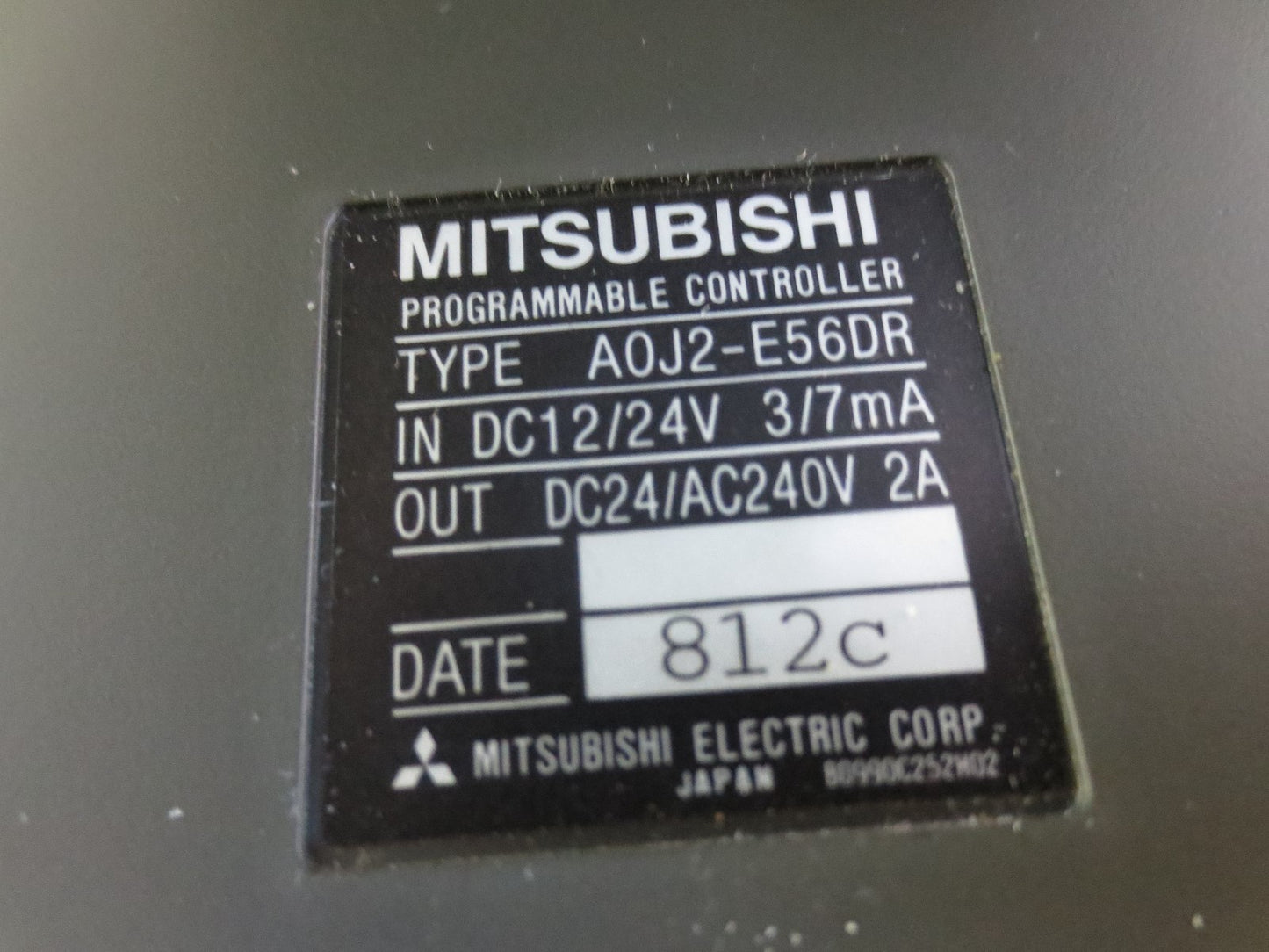 MITSUBISHI A0J2CPU PROGRAMMABLE CONTROLLER - incl. A0J2-E32D, A0J2-E56DR w/KEYS3