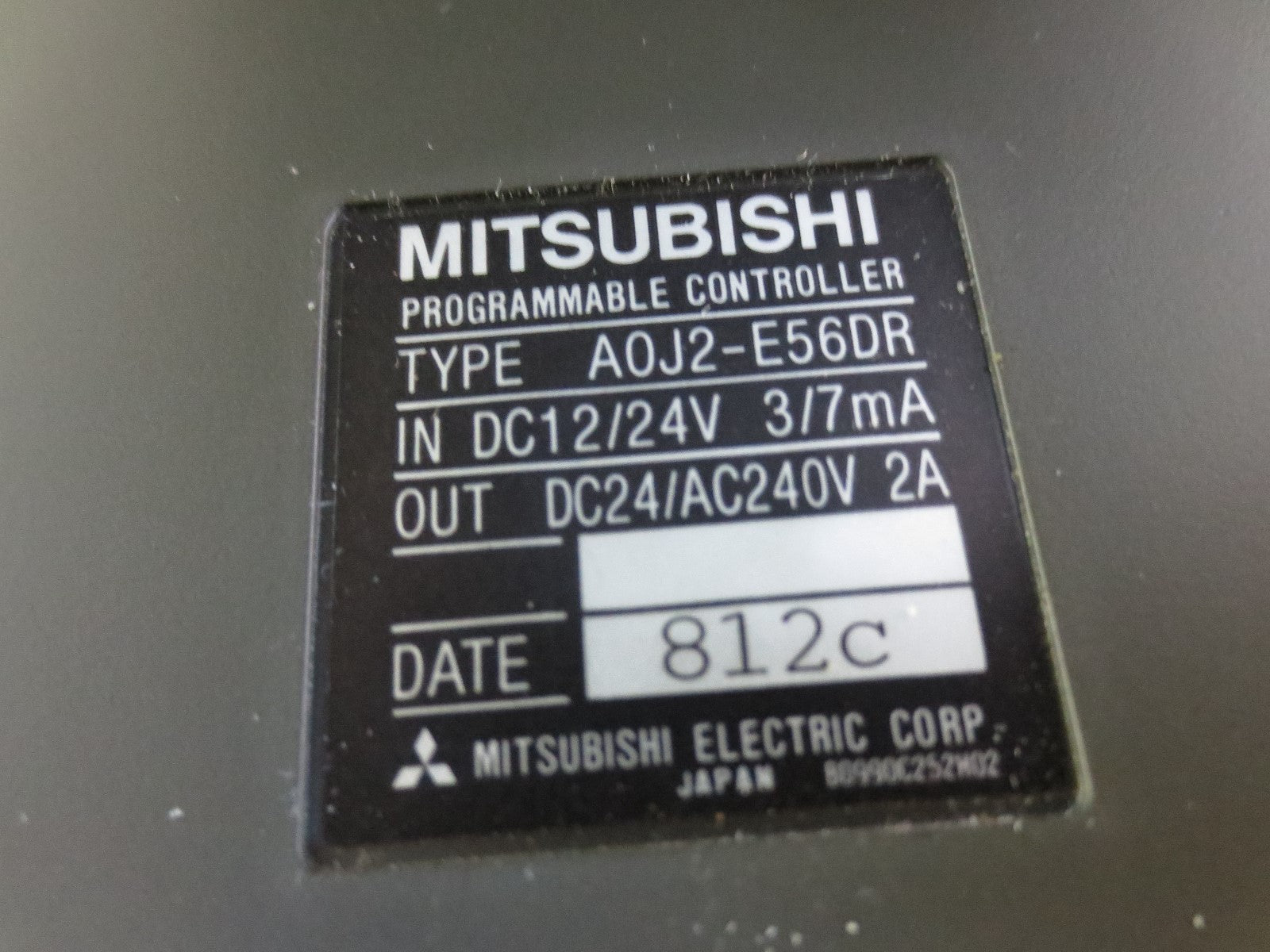 MITSUBISHI A0J2CPU PROGRAMMABLE CONTROLLER - incl. A0J2-E32D, A0J2-E56DR w/KEYS3