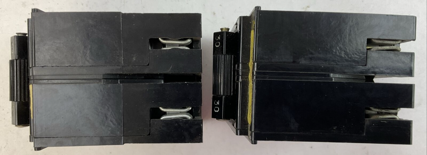 MURRAY MP230 CIRCUIT BREAKER 30AMP 2POLE 120/240VAC (LOT OF 2)3