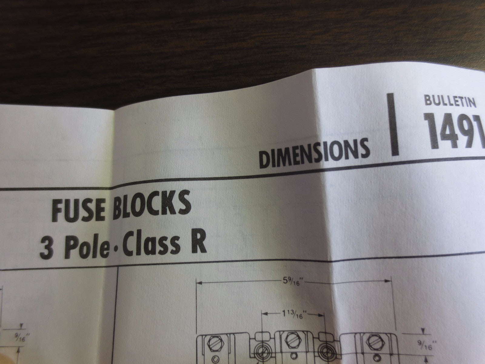 ALLEN-BRADLEY 1491-R333 FUSE BLOCK 61-100A 250-600V, 3P - CLASS R - NEW SURPLUS 6