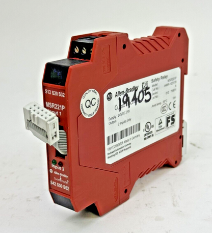 ALLEN-BRADLEY - 440R-H23179 - SAFETY RELAY - MSR221P - SUPPLY 24VDC 2W0