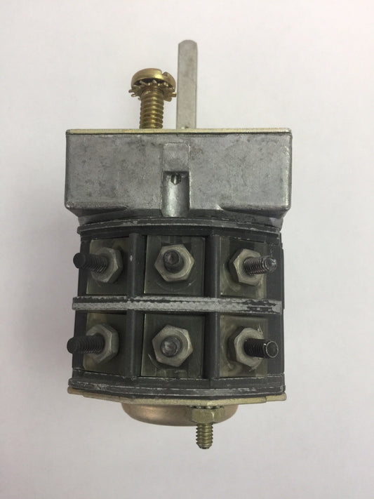 WESTINGHOUSE 505A623G01 TYPE W2 SWITCH 600V 20A ROTARY SWITCH MISSING HANDLE0