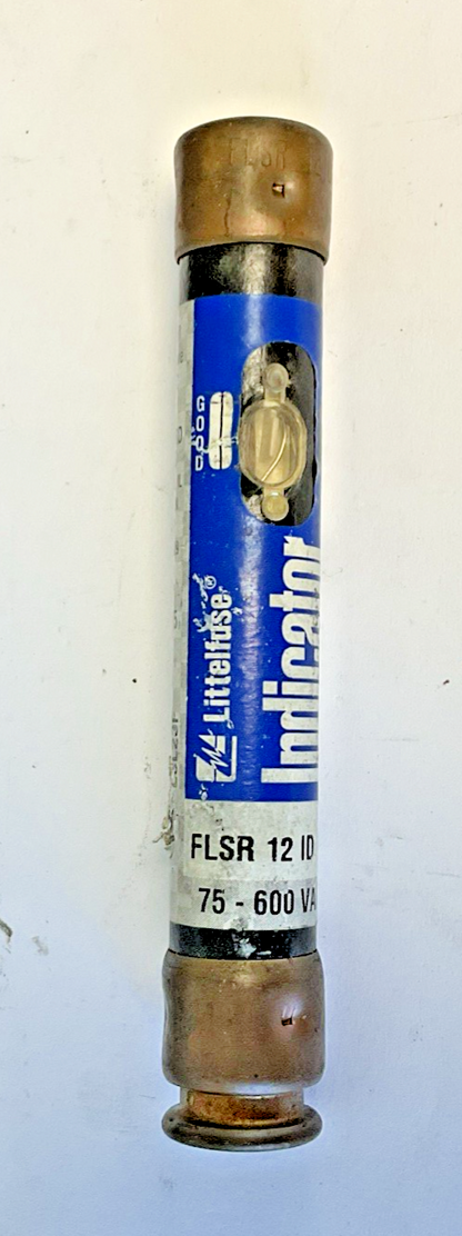 LITTELFUSE FLSR 12 ID INDICATOR FUSE 75-600VAC 12A ***LOTOF3***1